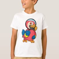 Parrot with Magnifying glass
