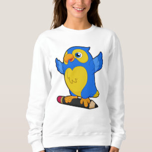 Parrot with Pencil Sweatshirt