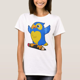 Parrot with Pencil T-Shirt