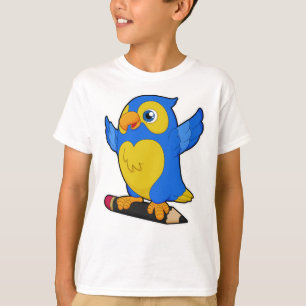 Parrot with Pencil T-Shirt