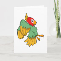 Parrot with red Head
