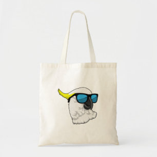 Parrot with Sunglasses Tote Bag