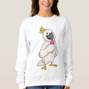Parrot with Waffle ice cream Sweatshirt