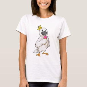 Parrot with Waffle ice cream T-Shirt
