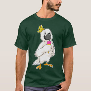 Parrot with Waffle ice cream T-Shirt