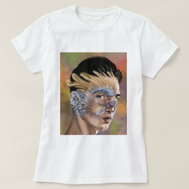 Parrot Woman T-Shirt (Design Front)