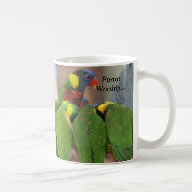 Parrot Worship... Coffee Mug (Right)