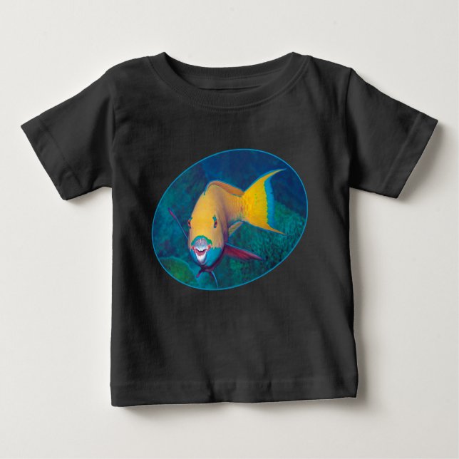 Parrotfish Underwaterphoto - Photographic design | Baby T-Shirt (Front)