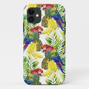 Parrots And Tropical Fruit Case-Mate iPhone Case