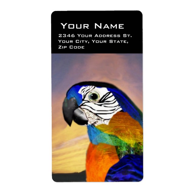 PARROTS / BLUE ARA (Front)