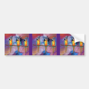 Parrots Bumper Sticker