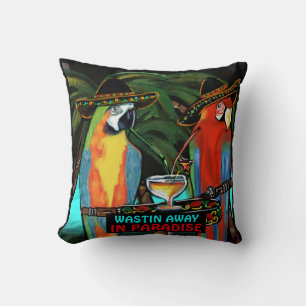 Parrots cushion