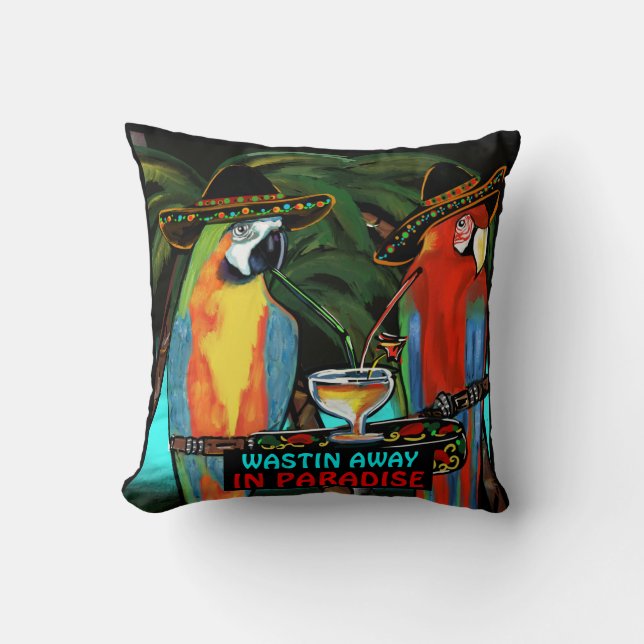 Parrots  cushion (Front)