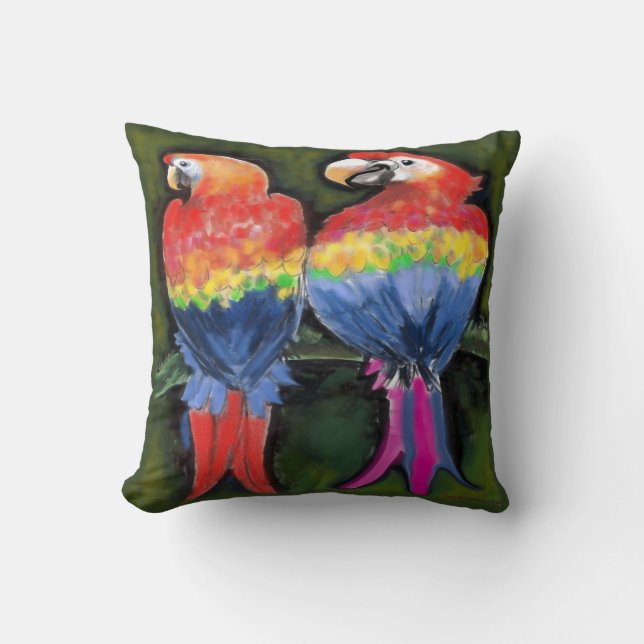 Parrots Cushion (Front)