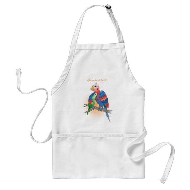 Parrots Happy Mother's Day Standard Apron (Front)