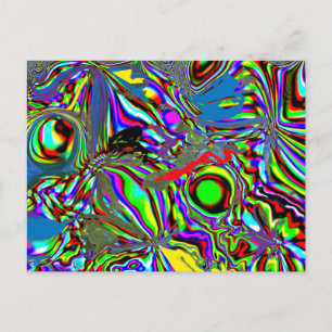"Parrots In An Alternate Dimension" Postcard