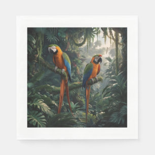 Parrots jungle  napkin