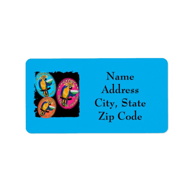 Parrots Label (Front)