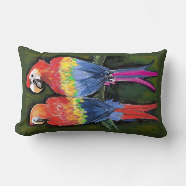 Parrots Lumbar Cushion (Front)