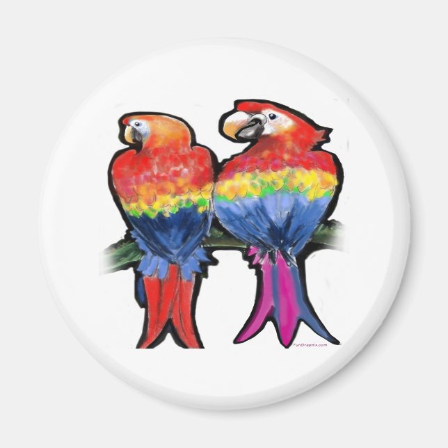 Parrots Magnet (Front)