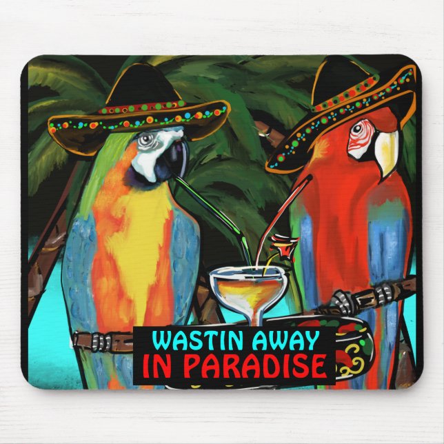 Parrots   mouse pad (Front)