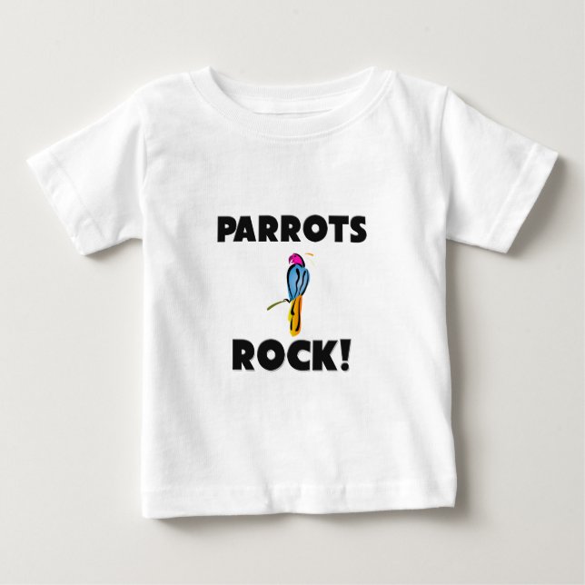 Parrots Rock Baby T-Shirt (Front)