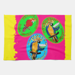 PARROTS TEA TOWEL