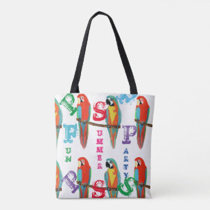 PARROTS TOTE BAG