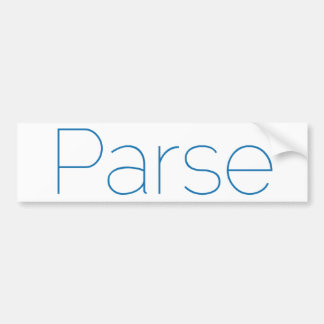 Parse Bumper Sticker