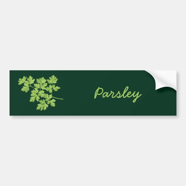 Parsley Bumper Sticker (Front)