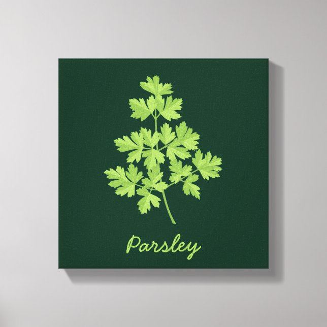 Parsley Canvas Print (Front)