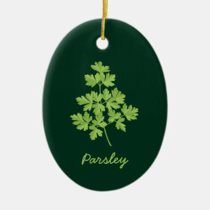 Parsley Ceramic Tree Decoration