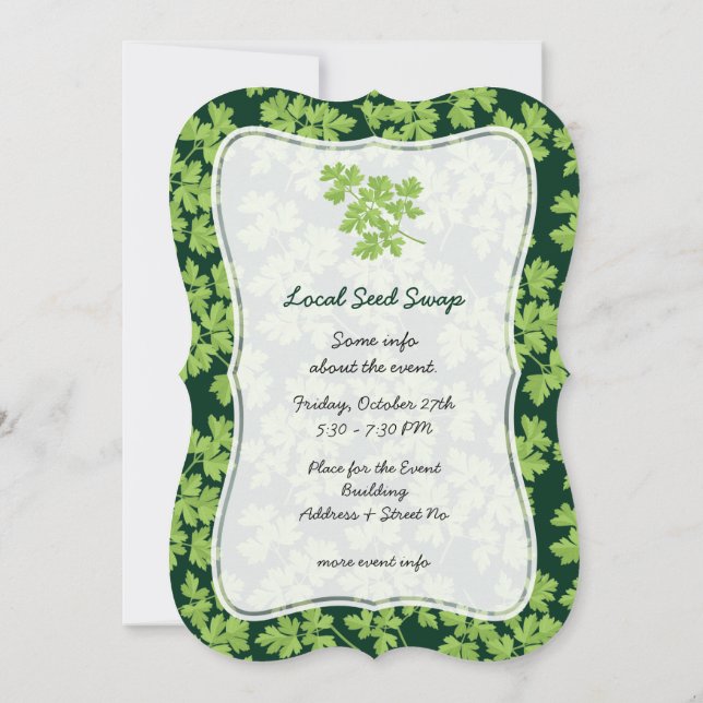 Parsley Invitation (Back)
