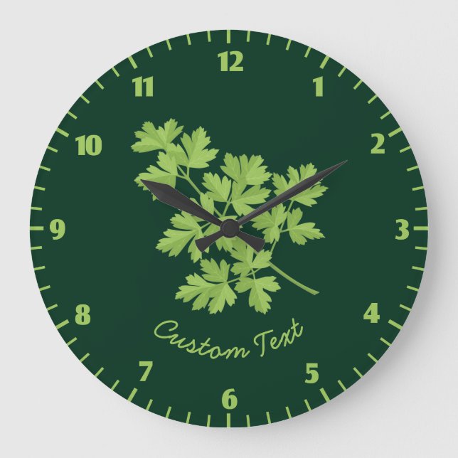 Parsley Large Clock (Front)