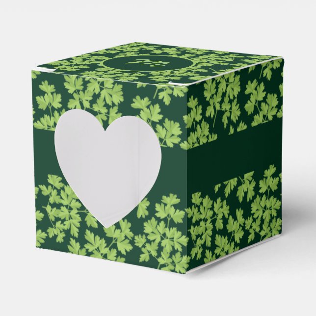 Parsley Pattern Favour Box (Front Side)