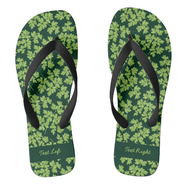 Parsley Pattern Jandals (Footbed)