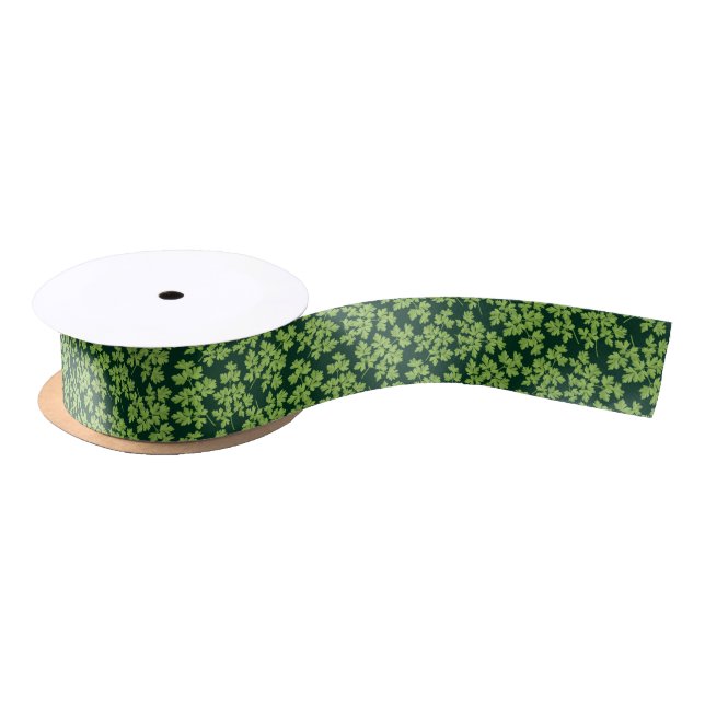 Parsley Pattern Satin Ribbon (Spool)