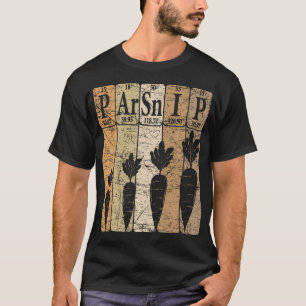Parsnip Periodic Table Elements Parsnip Vegetable T-Shirt
