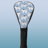 Parson Jack Russell Terrier Dog Pattern Blue