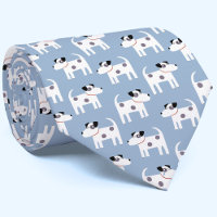 Parson Jack Russell Terrier Dog Pattern Blue