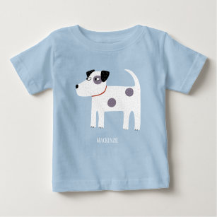 Parson Jack Russell Terrier Dog Personalised Baby T-Shirt