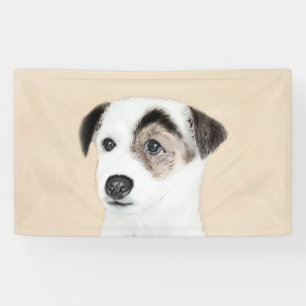 Parson Jack Russell Terrier Painting - Dog Art Banner