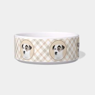 Parson Jack Russell Terrier Painting - Dog Art Bowl
