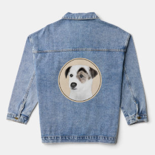 Parson Jack Russell Terrier Painting - Dog Art Denim Jacket
