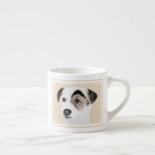 Parson Jack Russell Terrier Painting - Dog Art Espresso Cup