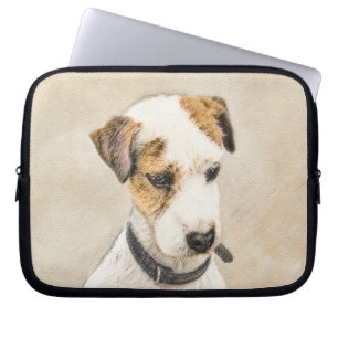Parson Jack Russell Terrier Painting - Dog Art Laptop Sleeve