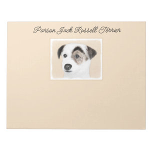 Parson Jack Russell Terrier Painting - Dog Art Not Notepad