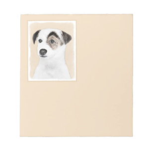 Parson Jack Russell Terrier Painting - Dog Art Notepad