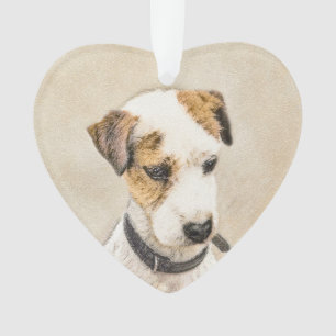 Parson Jack Russell Terrier Painting - Dog Art Ornament