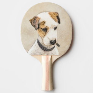 Parson Jack Russell Terrier Painting - Dog Art Ping Pong Paddle